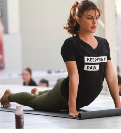 Jacqueline Fernandez's trainer workout